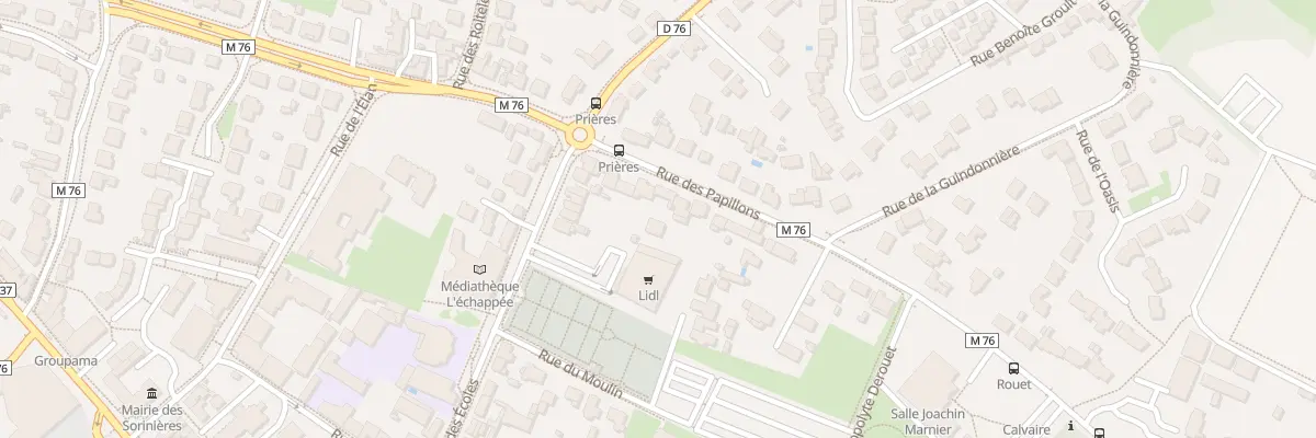 Plan du 6B Rue des Papillons aux Sorinières