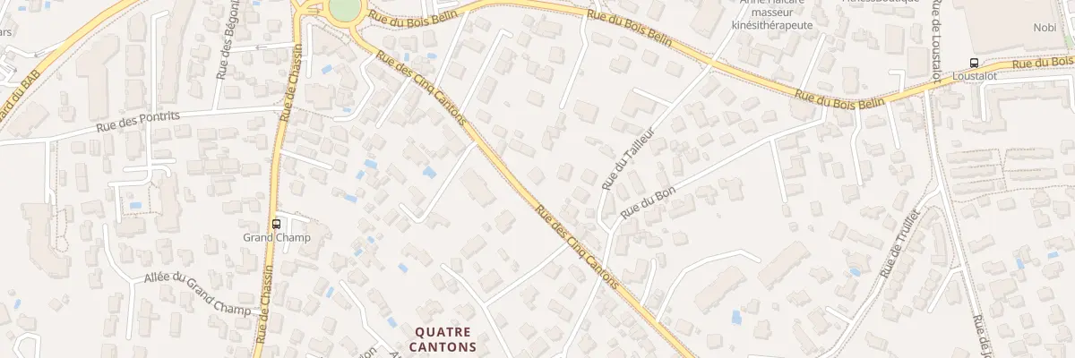 Plan du 78 Rue des Cinq Cantons à Anglet