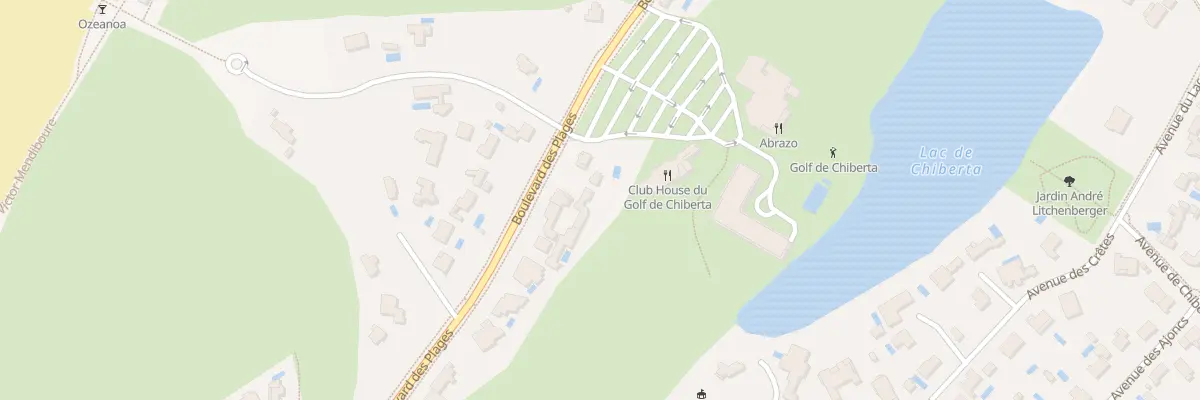 Plan du 104 Bd des Plages à Anglet