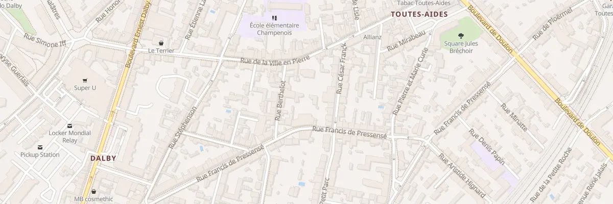 Plan du 66 Rue Francis de Pressensé à Nantes