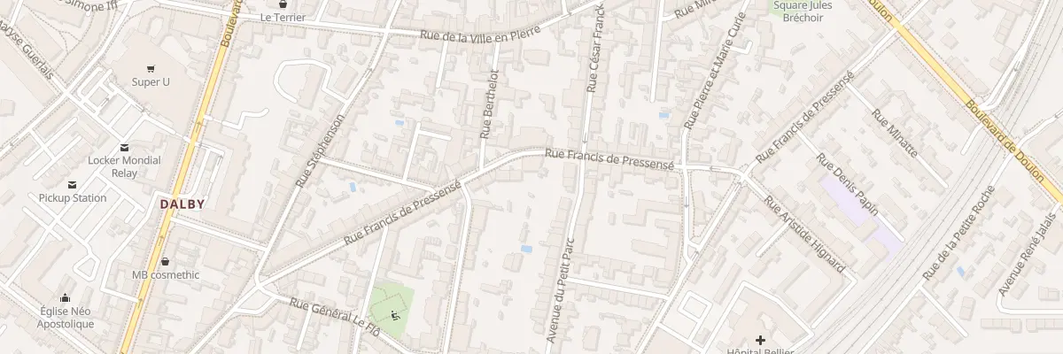 Plan du 59 Rue Francis de Pressensé à Nantes