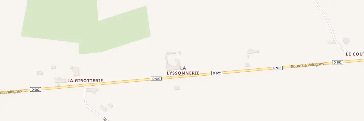 Plan du 4 La Lisonnerie à Champrepus