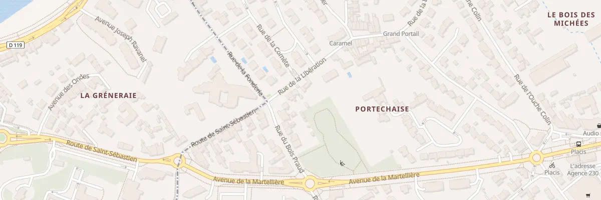 Plan du 8 Rue de la Libération à Saint-Sébastien-sur-Loire