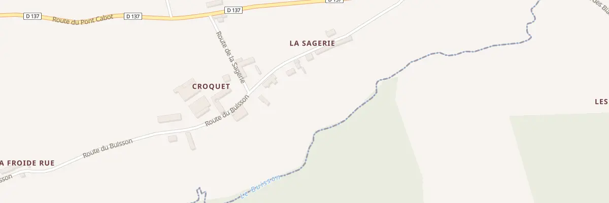 Plan du 10 Rte du Buisson à Doville