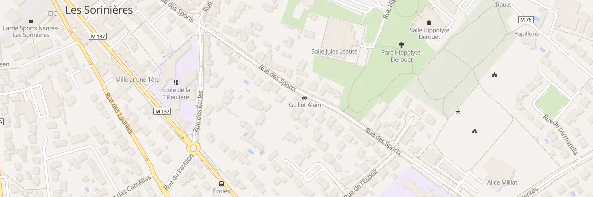 Plan du 36 Rue des Sports aux Sorinières