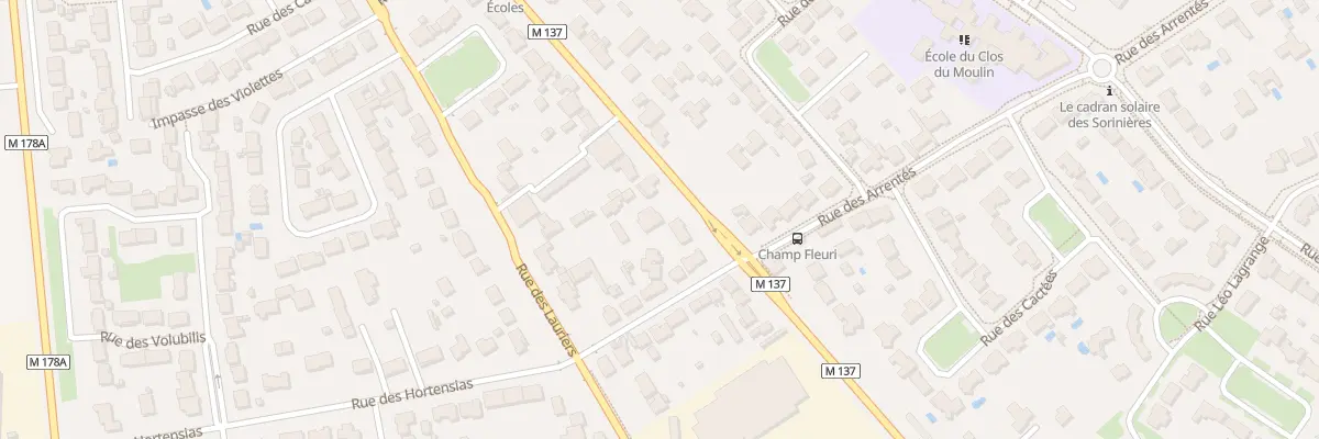 Plan du 20 Rue du Champ Fleuri aux Sorinières