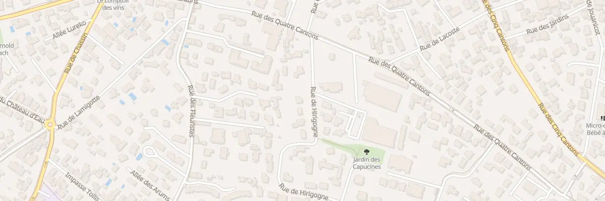 Plan du 42 Rue de Hirigogne à Anglet