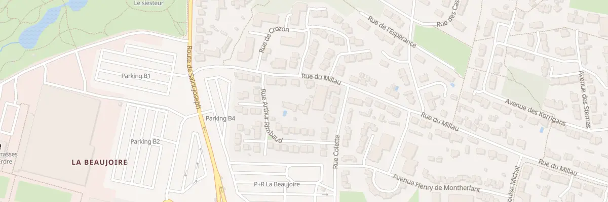 Plan du 71 Rue du Millau à Nantes