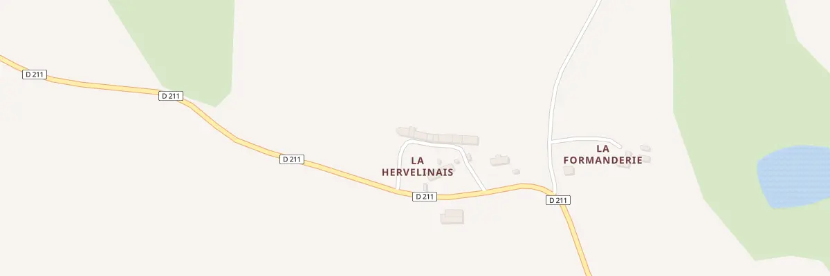 Plan du 5113 La Hervelinais à Rimou