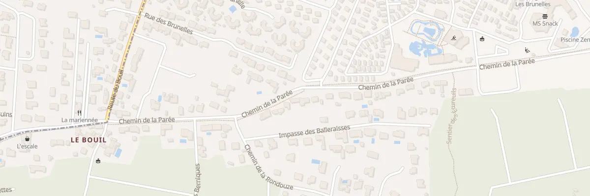 Plan du 334 Che de la Parée à Longeville-sur-Mer