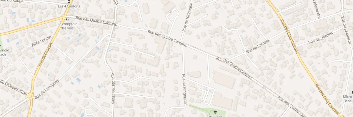 Plan du 36 Rue de Hirigogne à Anglet
