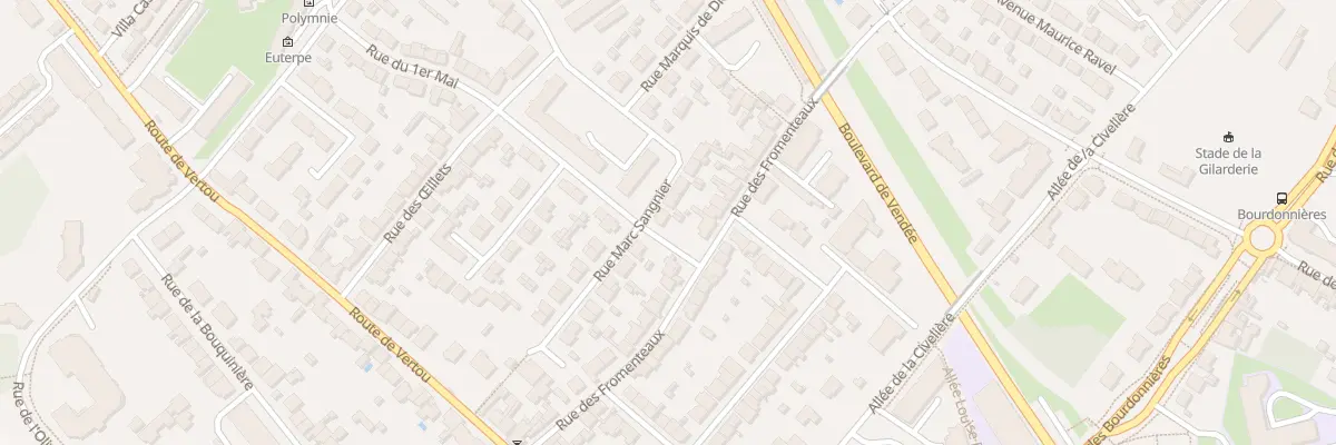 Plan du 9 Rue Marc Sangnier à Nantes