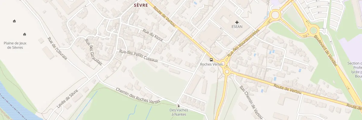 Plan du 21 Rue des Petits Coteaux à Nantes