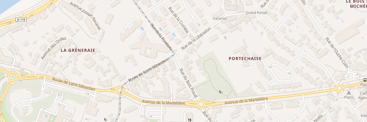 Plan du 2 Rue de la Libération à Saint-Sébastien-sur-Loire