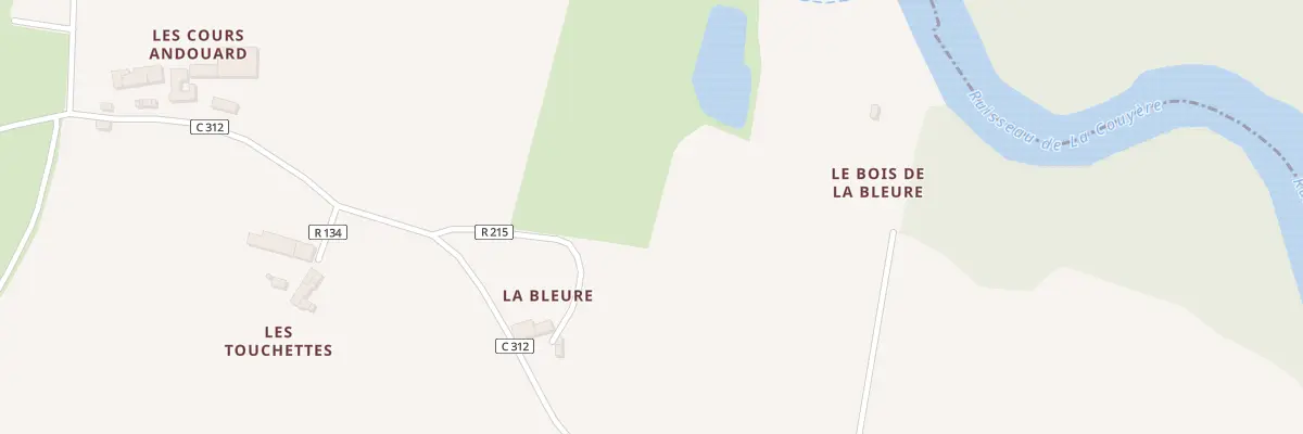 Plan du 5034 La Bleure à Tresbœuf
