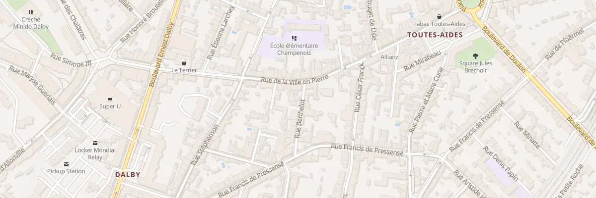 Plan du 11B Rue Berthelot à Nantes