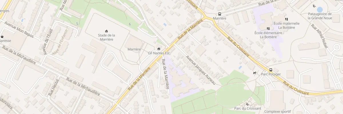 Plan du 96 Rue de la Marrière à Nantes