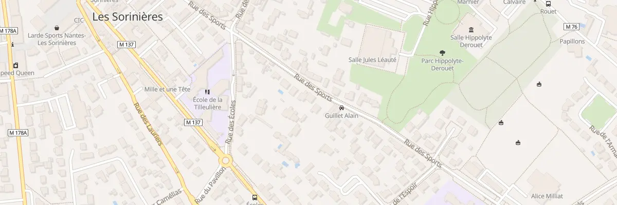 Plan du 32 Rue des Sports aux Sorinières