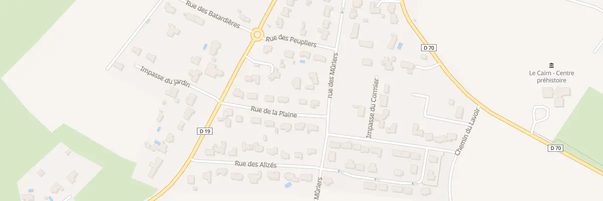 Plan du 10 Rue de la Plaine à Saint-Hilaire-la-Forêt