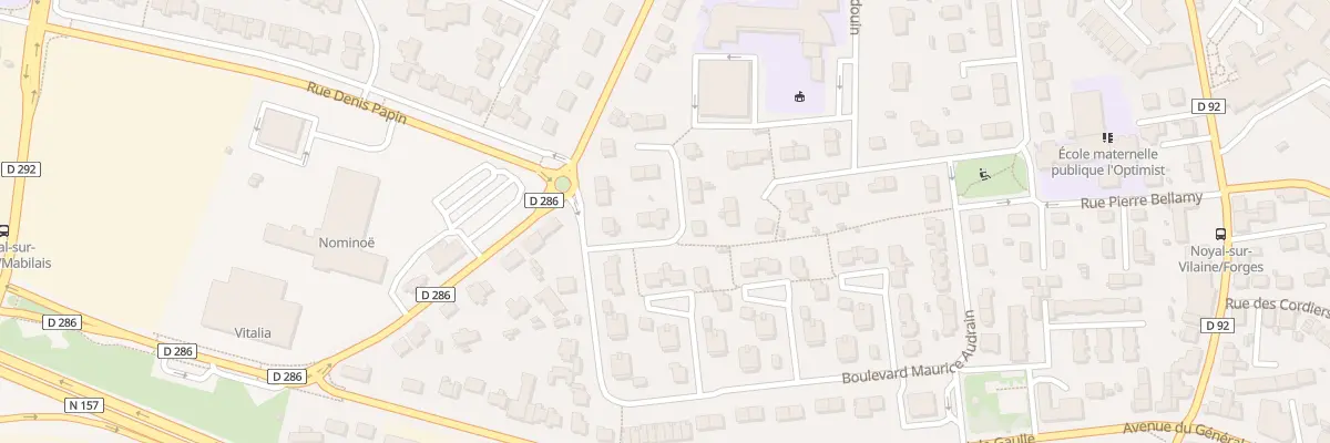 Plan du 102 Bd Maurice Audrain à Noyal-sur-Vilaine