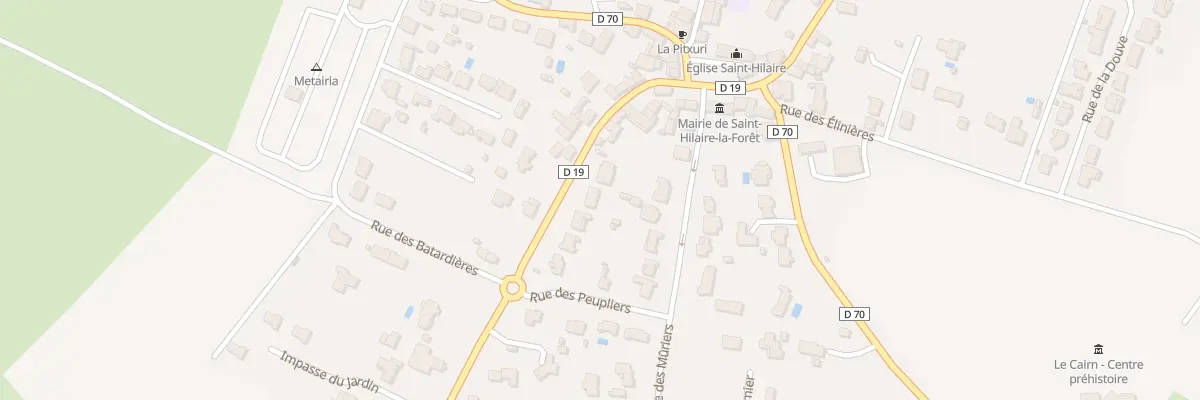 Plan du 26 Rue Georges Clemenceau à Saint-Hilaire-la-Forêt