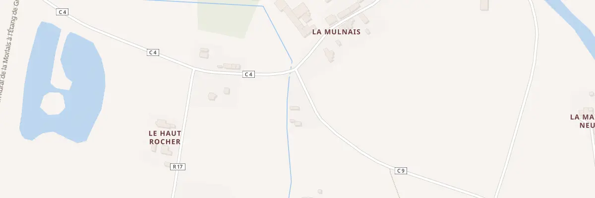 Plan du 415 La Mulnais à Treffieux