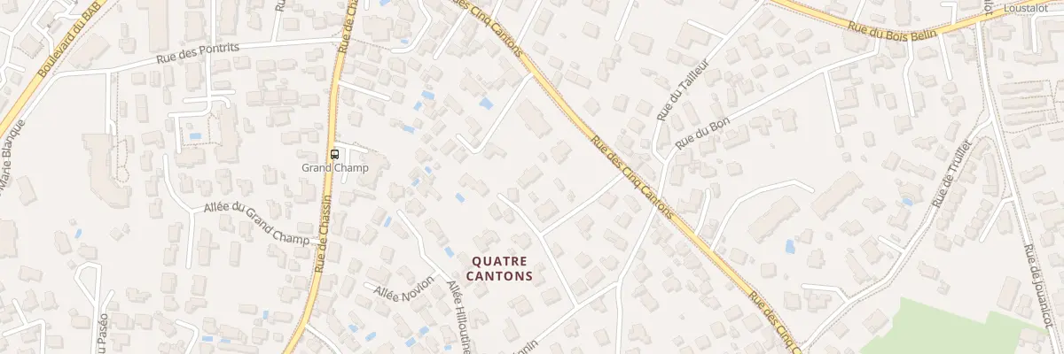 Plan du 87 Rue des Cinq Cantons à Anglet