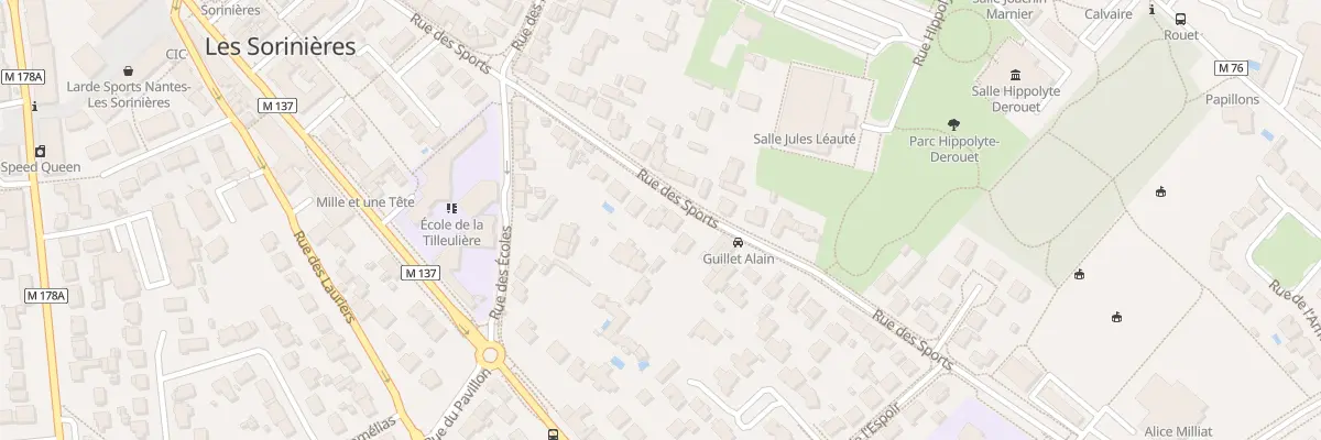 Plan du 30B Rue des Sports aux Sorinières