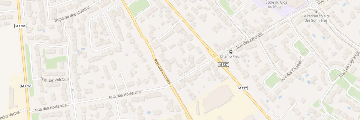 Plan du 5 Rue des Arrentés aux Sorinières