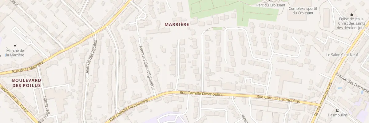 Plan du 8 Imp du Chalet de la Marrière à Nantes