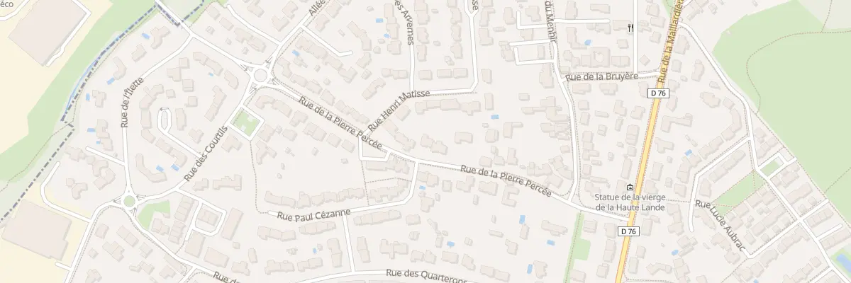 Plan du 22 Rue de la Pierre Percée aux Sorinières
