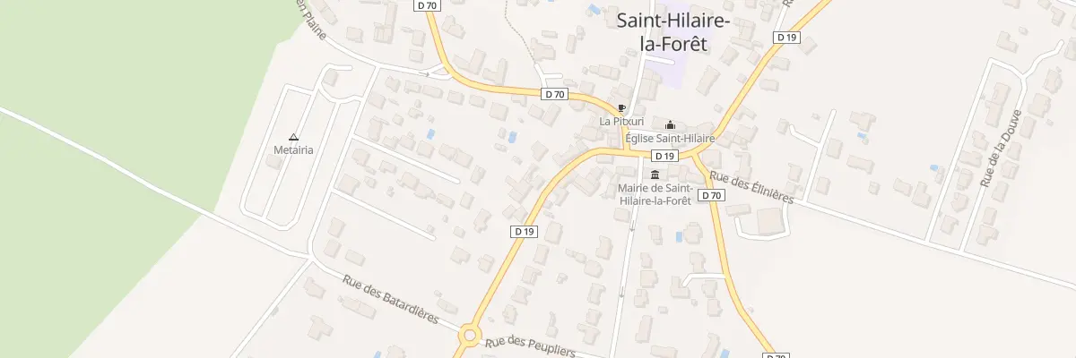Plan du 11 Rue Georges Clemenceau à Saint-Hilaire-la-Forêt