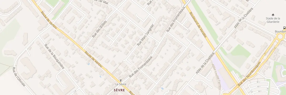 Plan du 13 Rue Marc Sangnier à Nantes