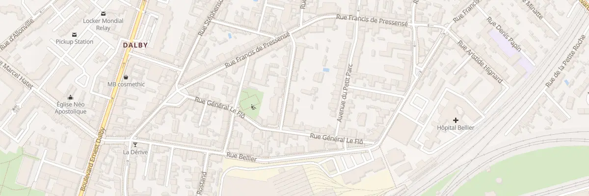Plan du 10 Rue Gen de Castelnau à Nantes