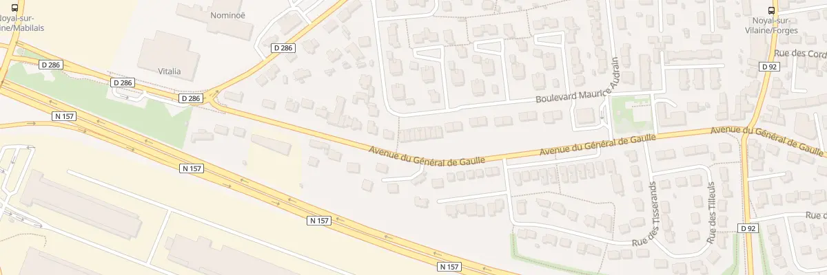 Plan du 39 Bd Maurice Audrain à Noyal-sur-Vilaine