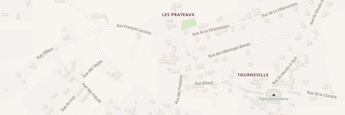 Plan du 138 Rue des Prateaux - Annoville à Tourneville-sur-Mer