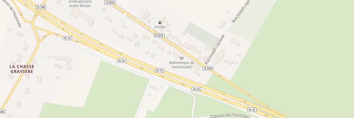Plan du 5 Le Bourg à Saint-Joseph