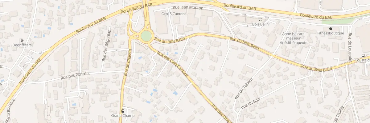 Plan du 88 Rue des Cinq Cantons à Anglet