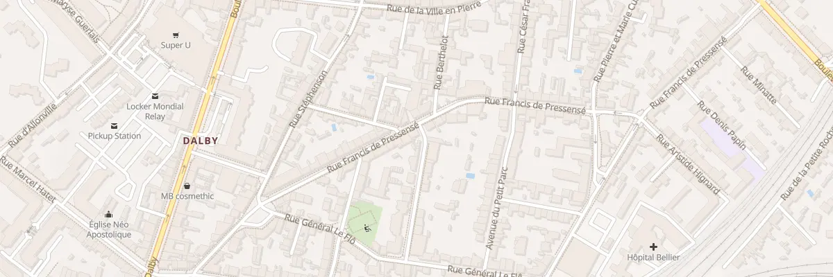 Plan du 73 Rue Francis de Pressensé à Nantes