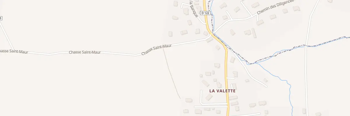 Plan de Rte du Douet Picot à Digosville