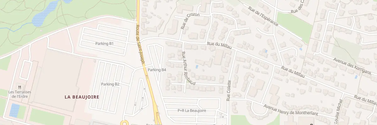 Plan du 77 Rue du Millau à Nantes
