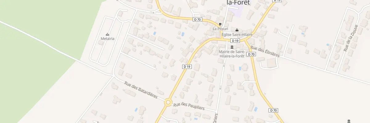 Plan du 17 Rue Georges Clemenceau à Saint-Hilaire-la-Forêt