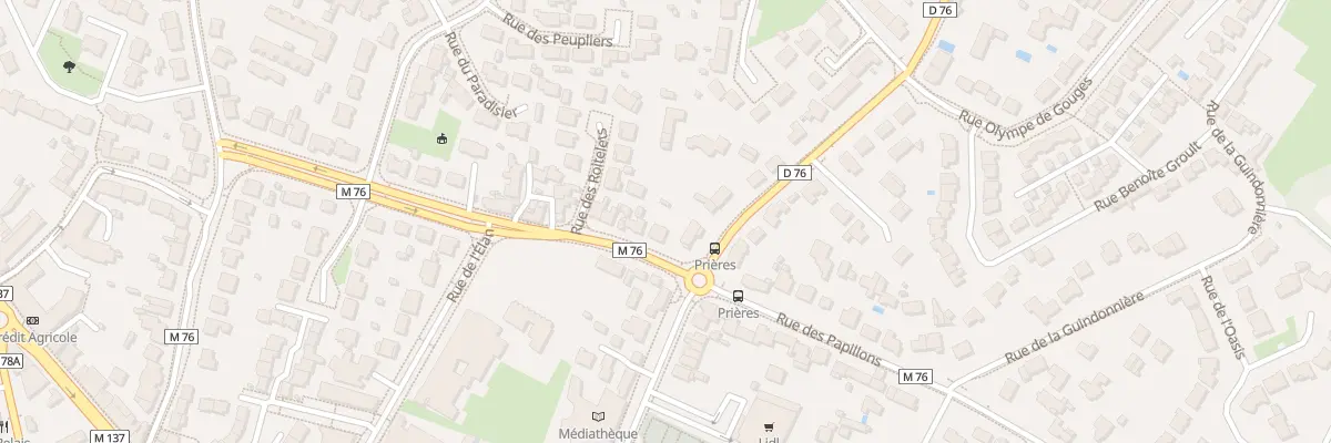 Plan du 45 Rue de la Sanglerie aux Sorinières