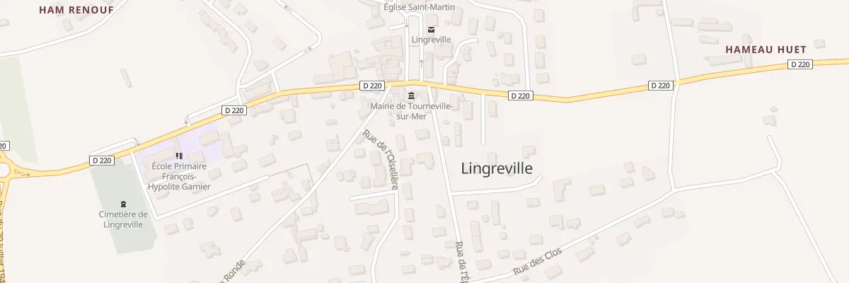 Plan du 4 Rue de l’Epine - Lingreville à Tourneville-sur-Mer
