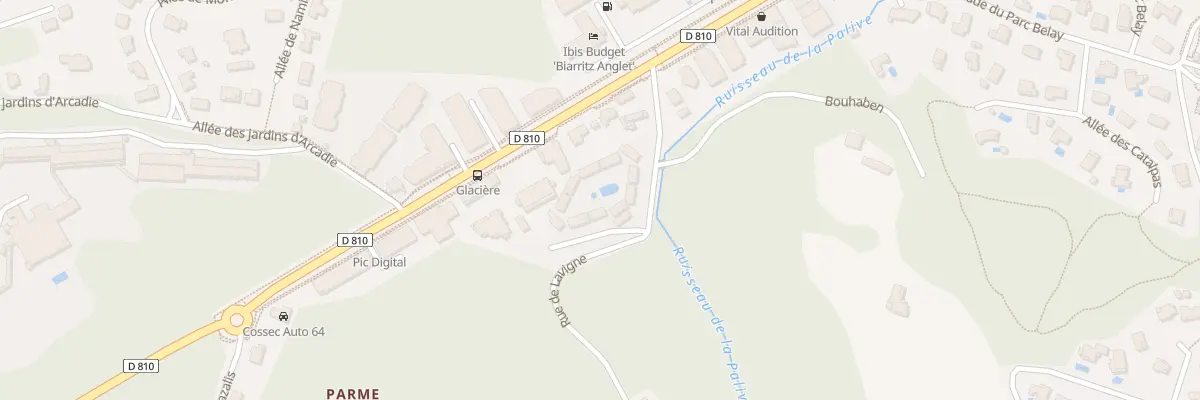 Plan du 4 Rue de Lavigne à Anglet