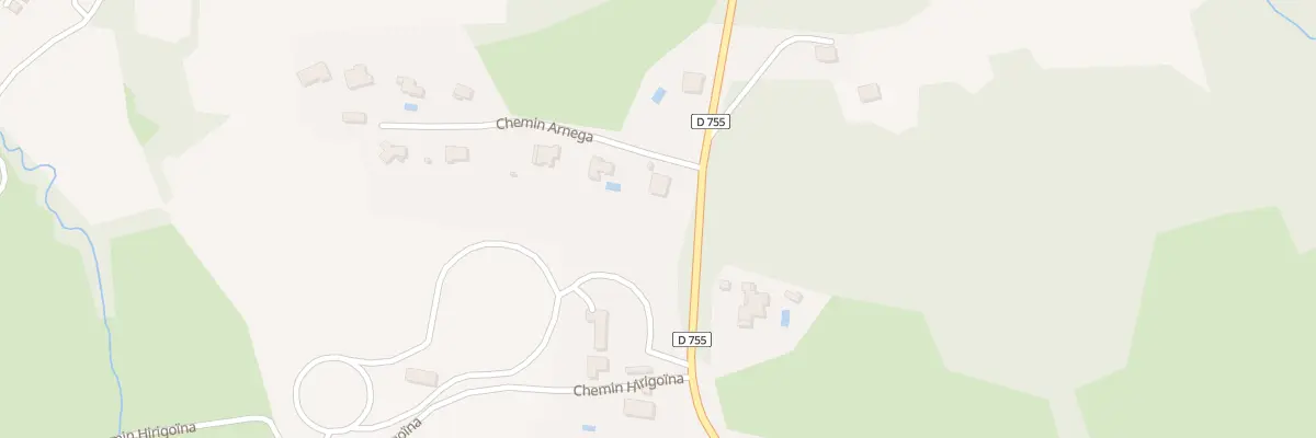 Plan du 33 Che Arnega à Arcangues