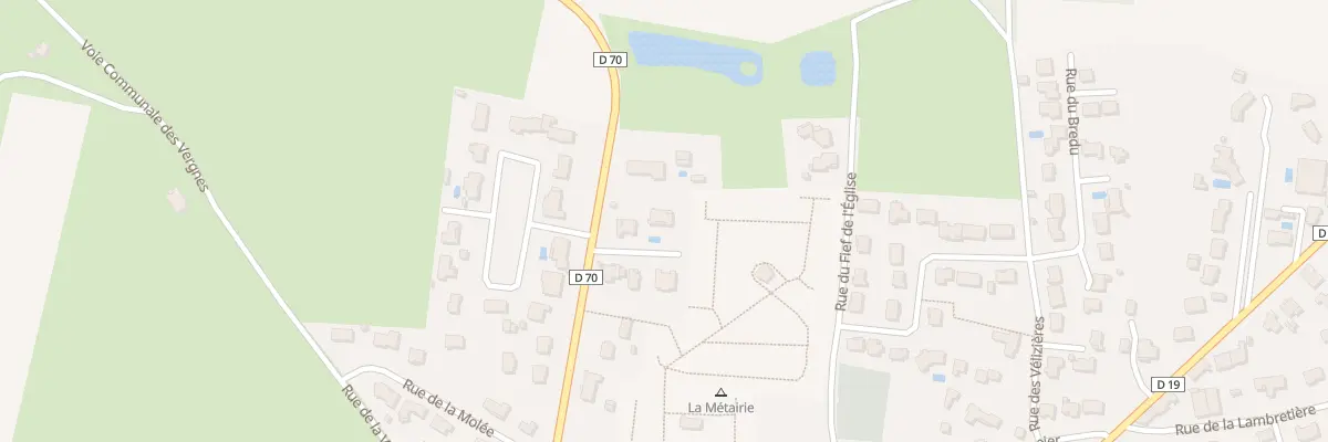 Plan du 2 Imp de la Grande Métairie à Saint-Hilaire-la-Forêt
