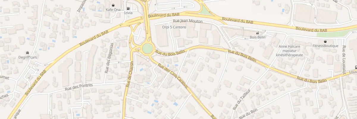 Plan du 8 Rue du Bois Belin à Anglet