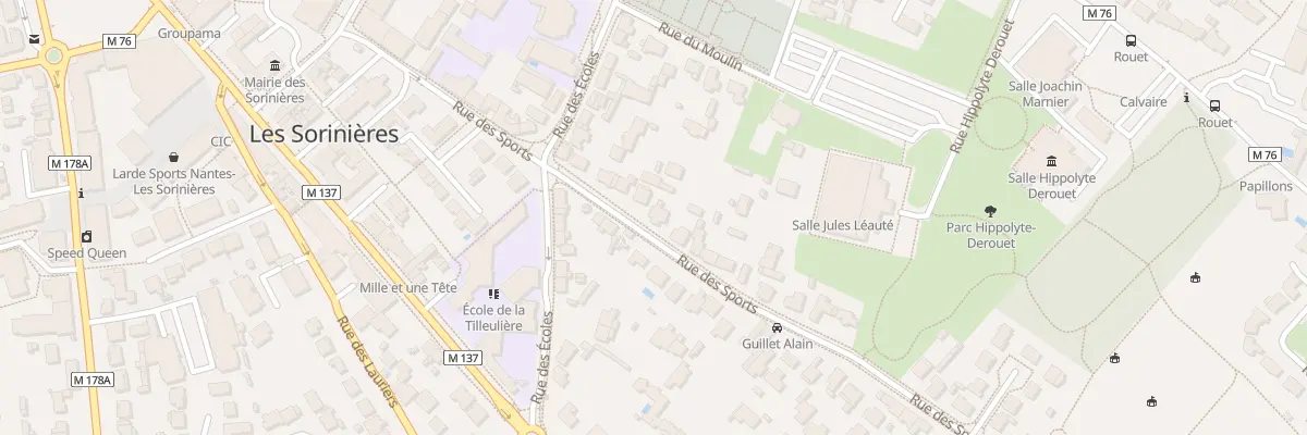 Plan du 29C Rue des Sports aux Sorinières