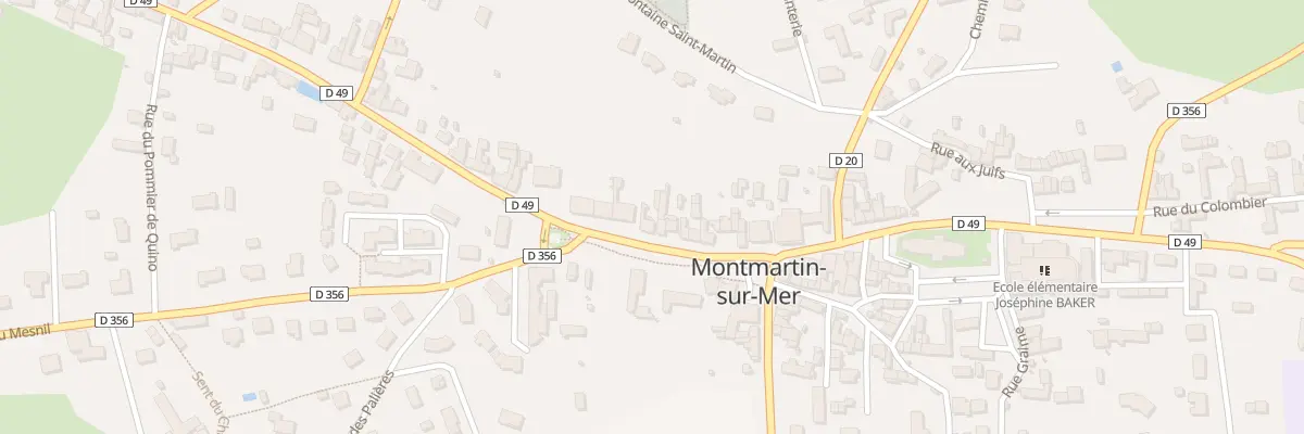 Plan du 22 Rue Pierre des Touches à Montmartin-sur-Mer